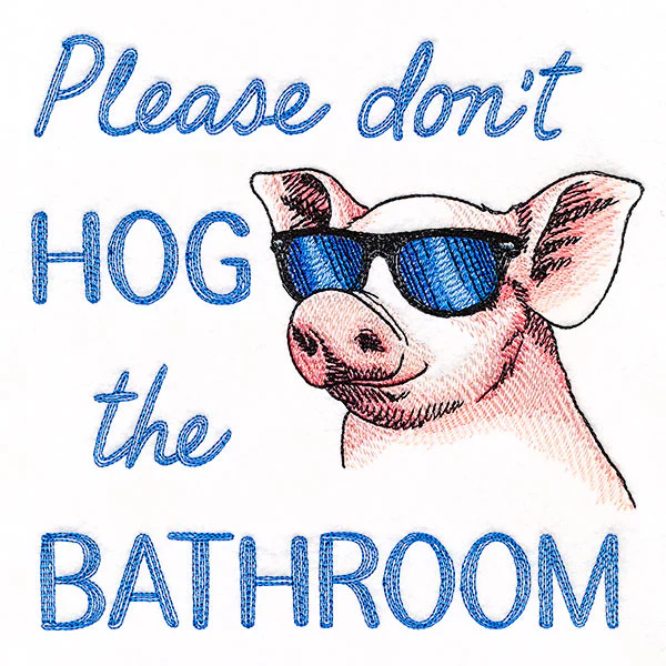 Don't Hog the Bathroom Pig - Image 8