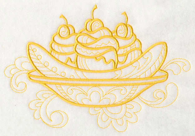 Doodle Banana Split