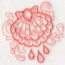 Doodle Baptismal Shell - Image 4
