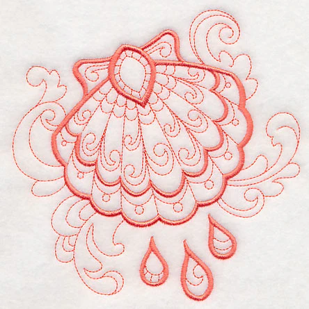 Doodle Baptismal Shell - Image 5