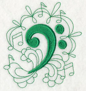 Doodle Bass Clef - Image 3