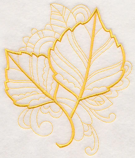Doodle Birch Leaf