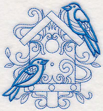 Doodle Birds and Birdhouse - Image 4