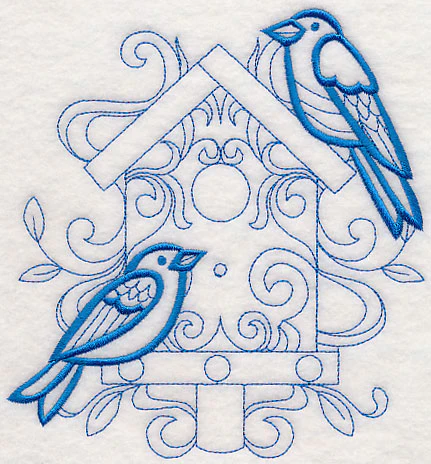 Doodle Birds and Birdhouse - Image 5