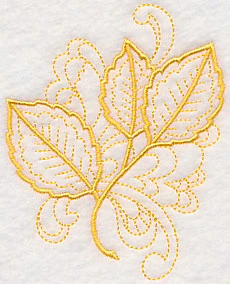 Doodle Elm Leaf - Image 3