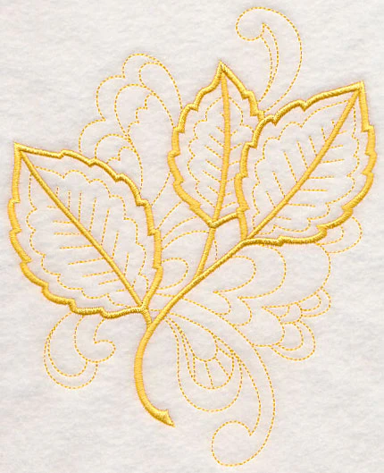 Doodle Elm Leaf - Image 5