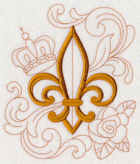 Doodle Fleur de Lis 1 - Image 5