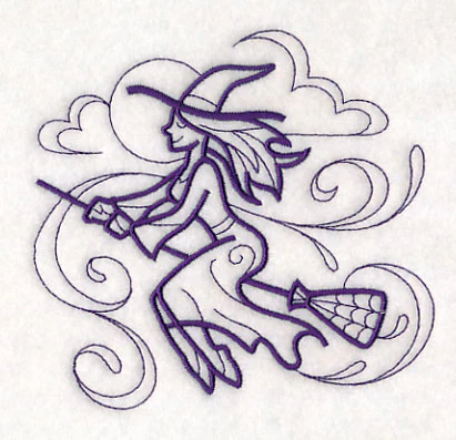 Doodle Flying Witch - Image 2