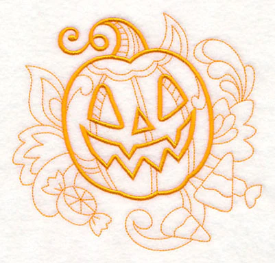 Doodle Happy Jack-o-lantern - Image 2