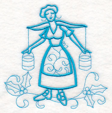 Doodle Maids a Milking - Image 2
