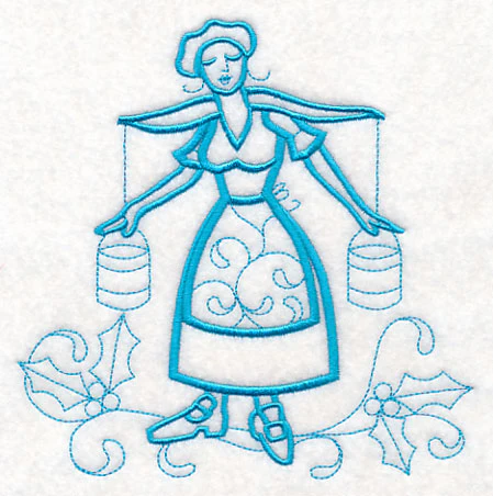 Doodle Maids a Milking - Image 5