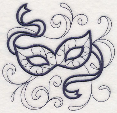 Doodle Masquerade Mask - Image 2