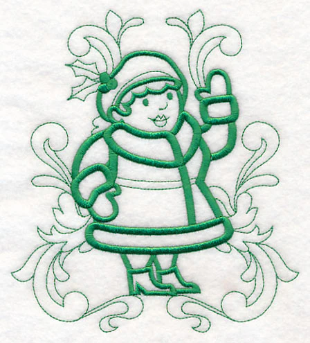 Doodle Mrs. Claus