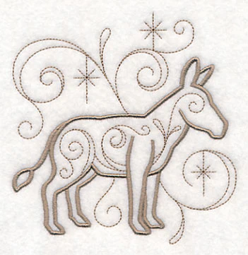 Doodle Nativity Donkey - Image 3