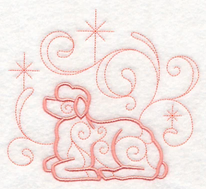 Doodle Nativity Lamb - Image 2