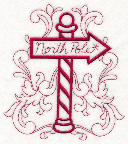 Doodle North Pole Sign - Image 5