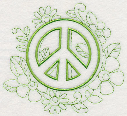 Doodle Peace Sign - Image 2