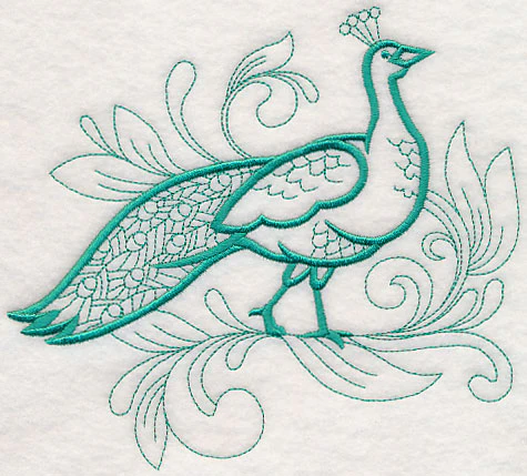 Doodle Peacock