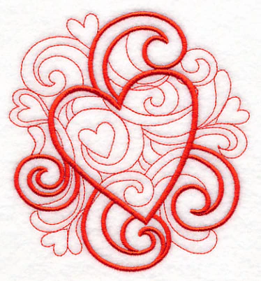 Doodle Romantic Heart - Image 2