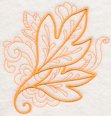 Doodle Sassafras Leaf - Image 2
