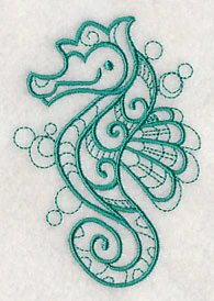 Doodle Seahorse - Image 4