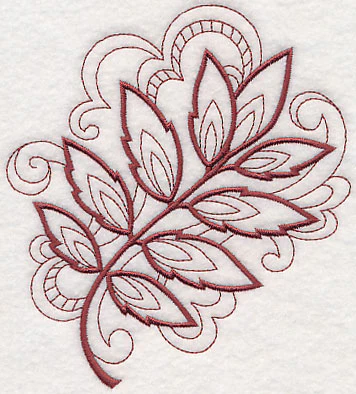 Doodle Sumac Leaf - Image 2