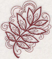 Doodle Sumac Leaf - Image 4