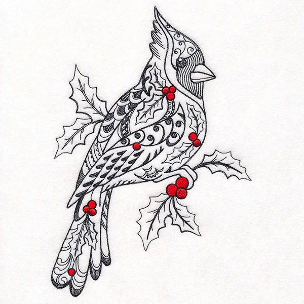 Doodle Treasures - Christmas Cardinal - Image 3