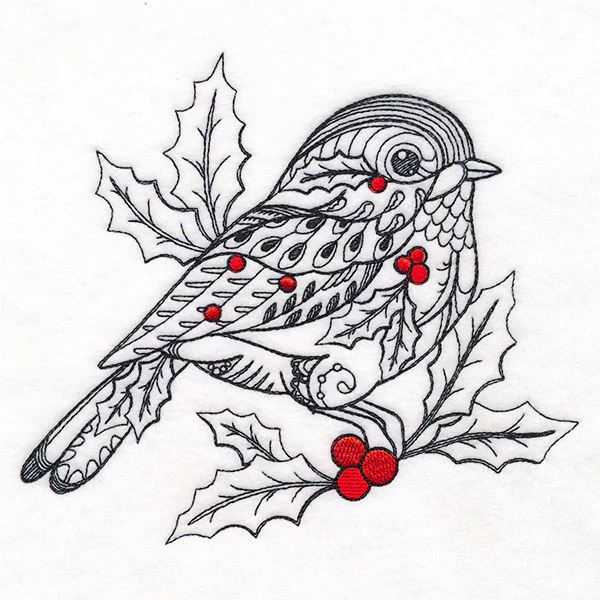 Doodle Treasures - Christmas Chickadee - Image 5