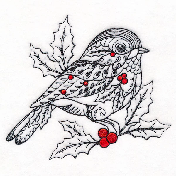 Doodle Treasures - Christmas Chickadee - Image 7