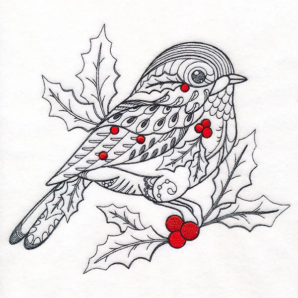 Doodle Treasures - Christmas Chickadee - Image 9