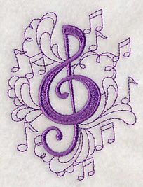 Doodle Treble Clef - Image 4