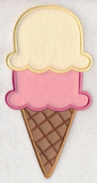 Double Scoop Cone (Applique) - Image 2