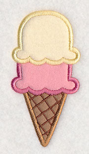 Double Scoop Cone (Applique) - Image 4