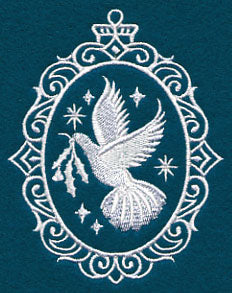 Dove Cameo (Whitework) - Image 4