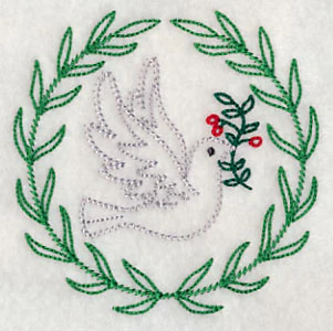 Dove with Holly (Vintage) - Image 5