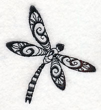 Dragonfly 1 (Blackwork) - Image 2
