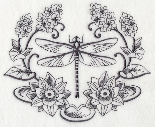 Dragonfly and Lily Laurel - Image 3