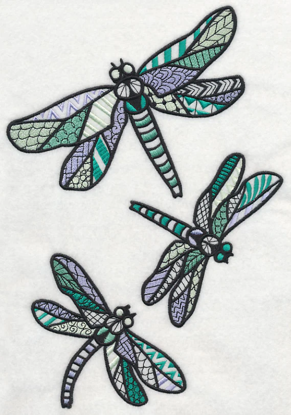 Dragonfly Spring (Blackwork) - Image 6