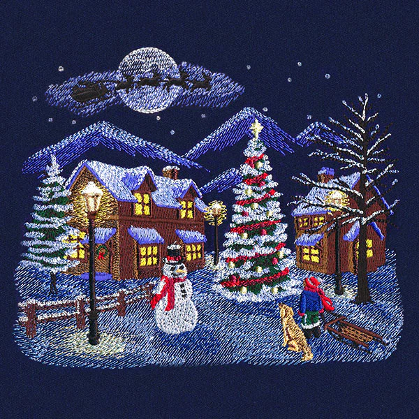 Dreamy Moonlight Christmas Village - Image 3