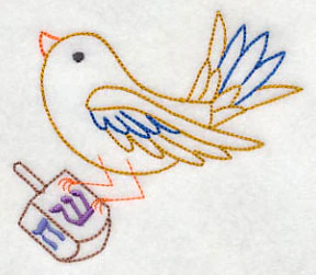 Dreidel in Flight 5 (Vintage) - Image 3