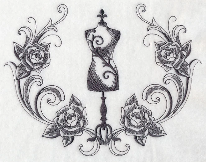 Dress Form Wreath