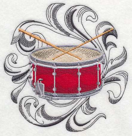 Drum with Baroque Background - Image 2