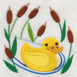 Duck in Cattails - Image 5