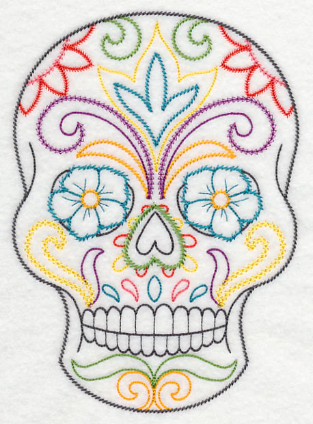 Dulce Fiesta Sugar Skull (Vintage) - Image 4