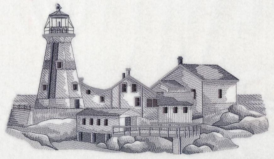East Quoddy Lighthouse Sketch (New Brunswick) - Image 5