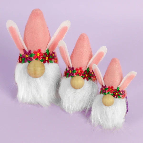 Easter Bunny Gnome Plushie (In-the-Hoop) - Image 8