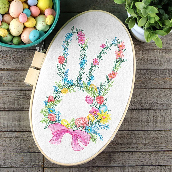 Easter Bunny Wreath - Image 10