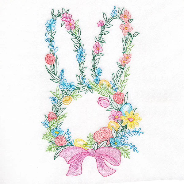 Easter Bunny Wreath - Image 3