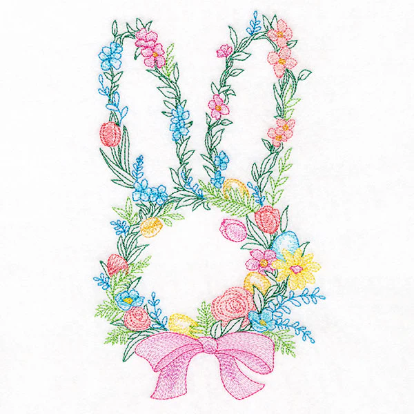 Easter Bunny Wreath - Image 5